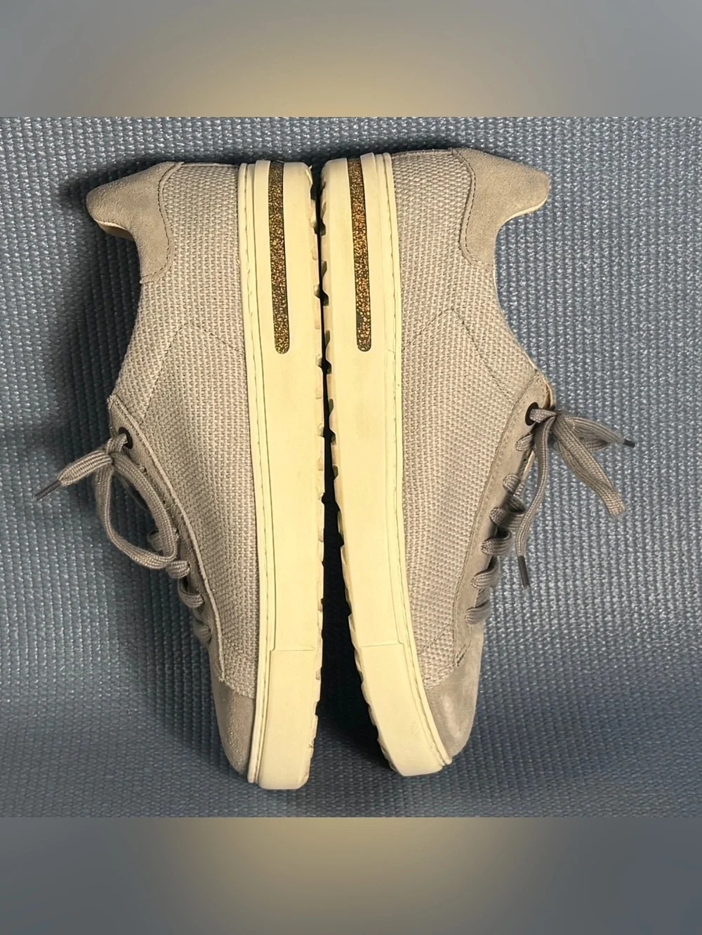 Birkenstock Bend Low Gray Suede Sneakers Women’s Size 8 US 39 EU